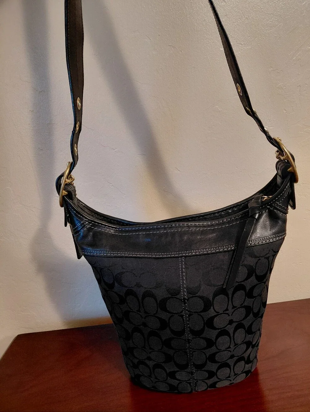 Coach Bleecker Signature Jacquard Duffle Style Bag # 11437